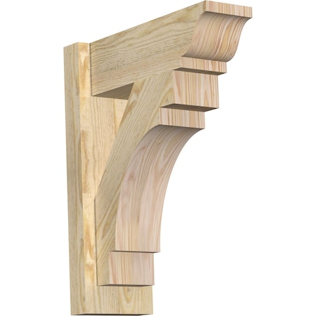 Ekena Millwork Merced Rough Sawn Traditional Outlooker, Douglas Fir, 6"W x 16"D x 20"H OUT06X16X20MRC01RDF